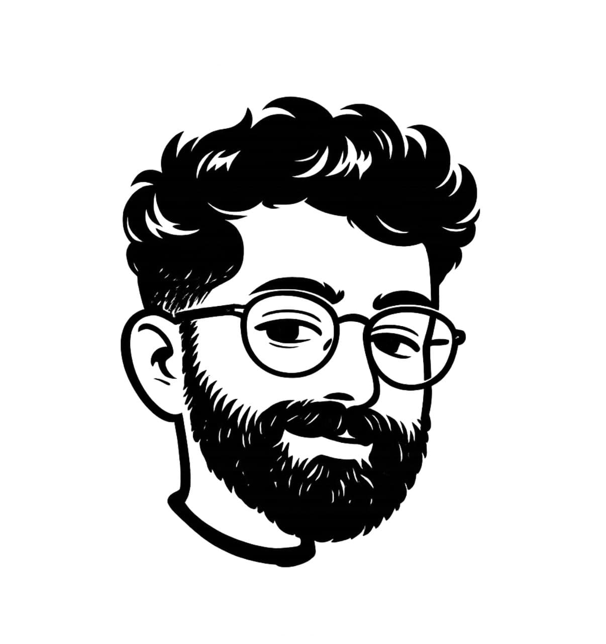 Portrait illustration of Jaber